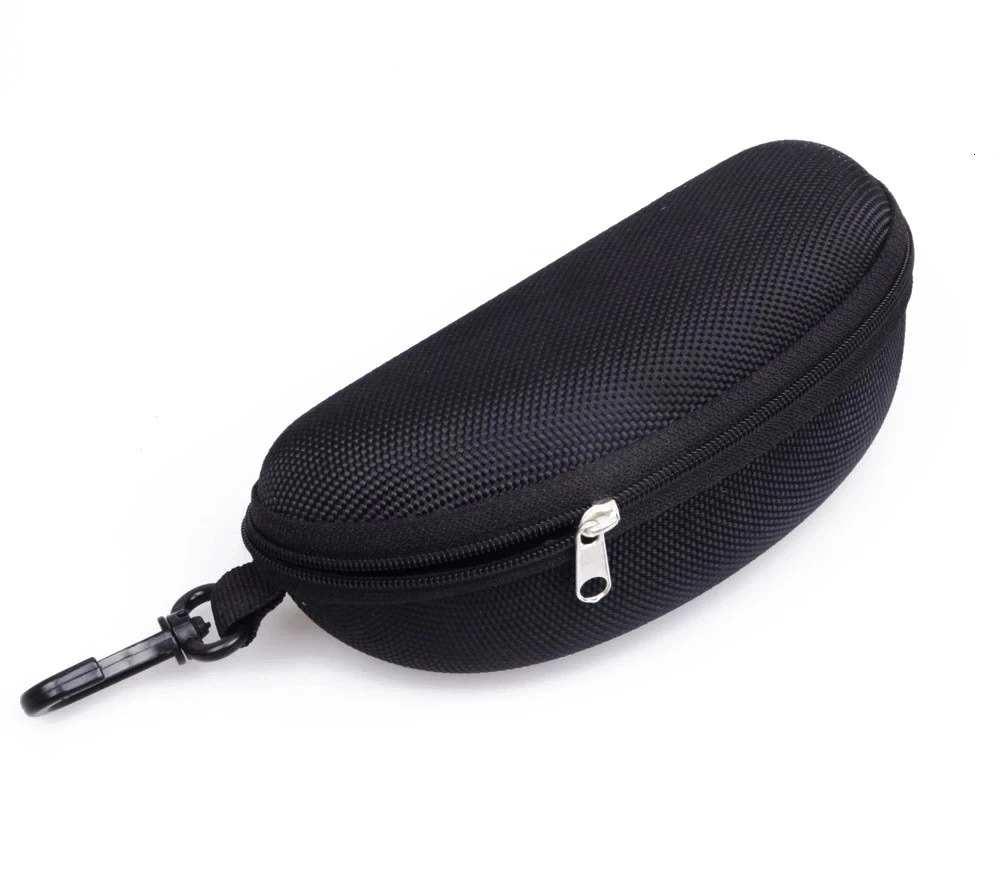 Hard Zipper Box Eyewear Accessory for Sunglasses and Reading Glasses 250109