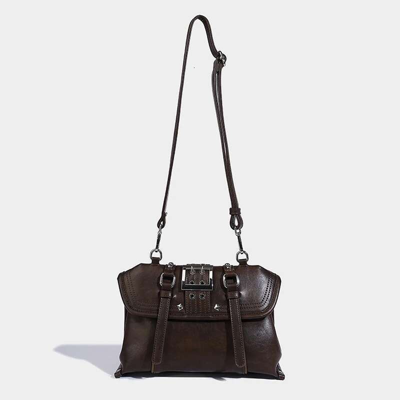 Tote Backpack Bags For Women Designer Handbags And Purses 2025 New In Vintage Rivet Lock Decoration Shoulder Crossbody