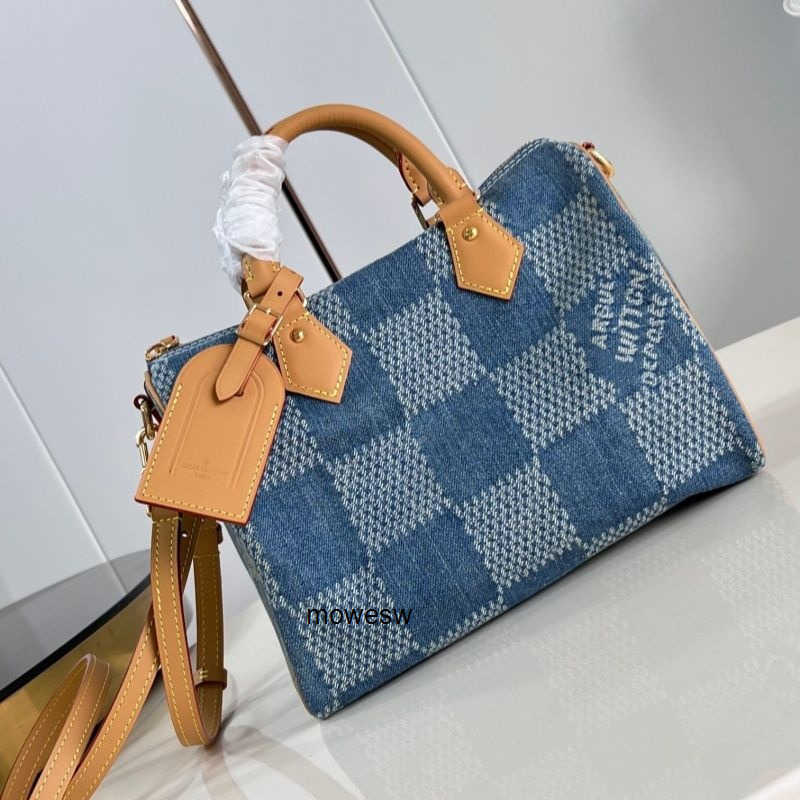 Shoulder Bags top-level 10A denim leather bag womens bag designer bag Crossbody bag mini bag high quality purse mens bag handbag 40682