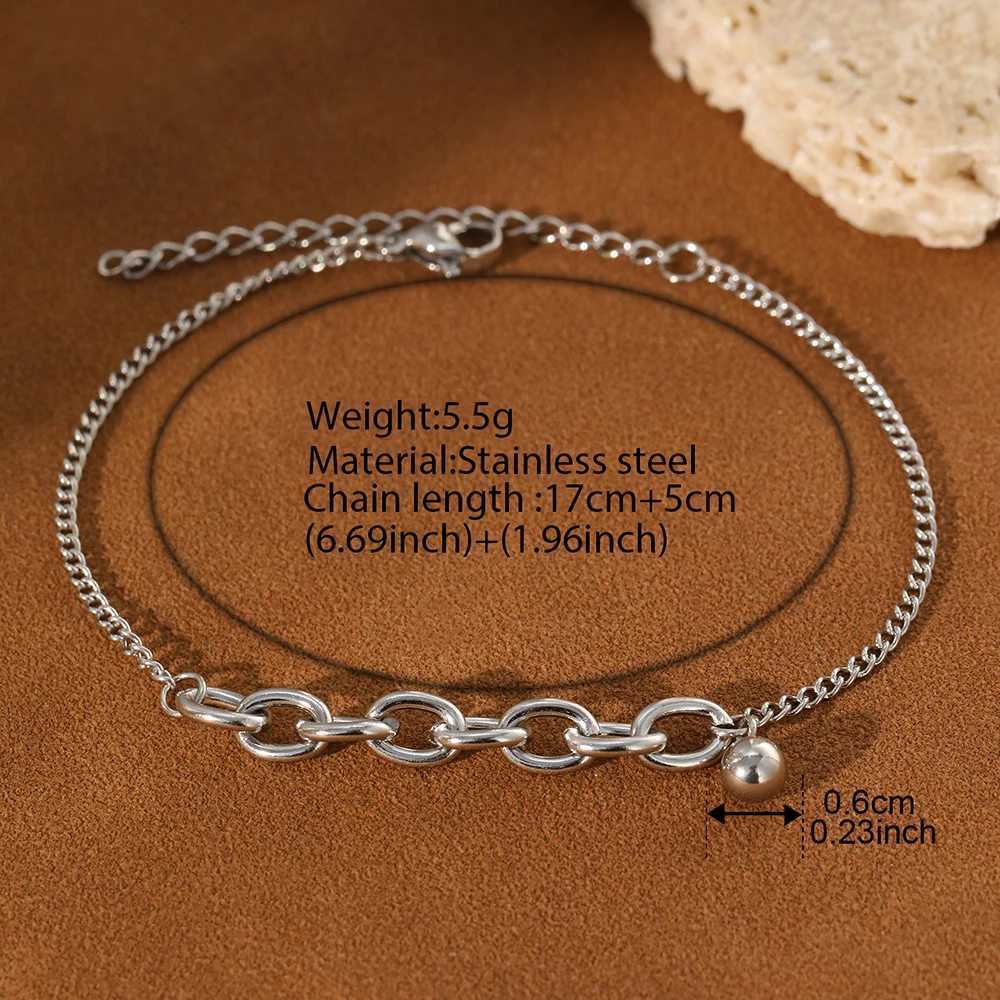 Stainl Steel Bracelets New Tren Fine Chain Light Luxury Temperament Minimalist Bracelet For Women Jewelry Birtay GiftsXJ250109