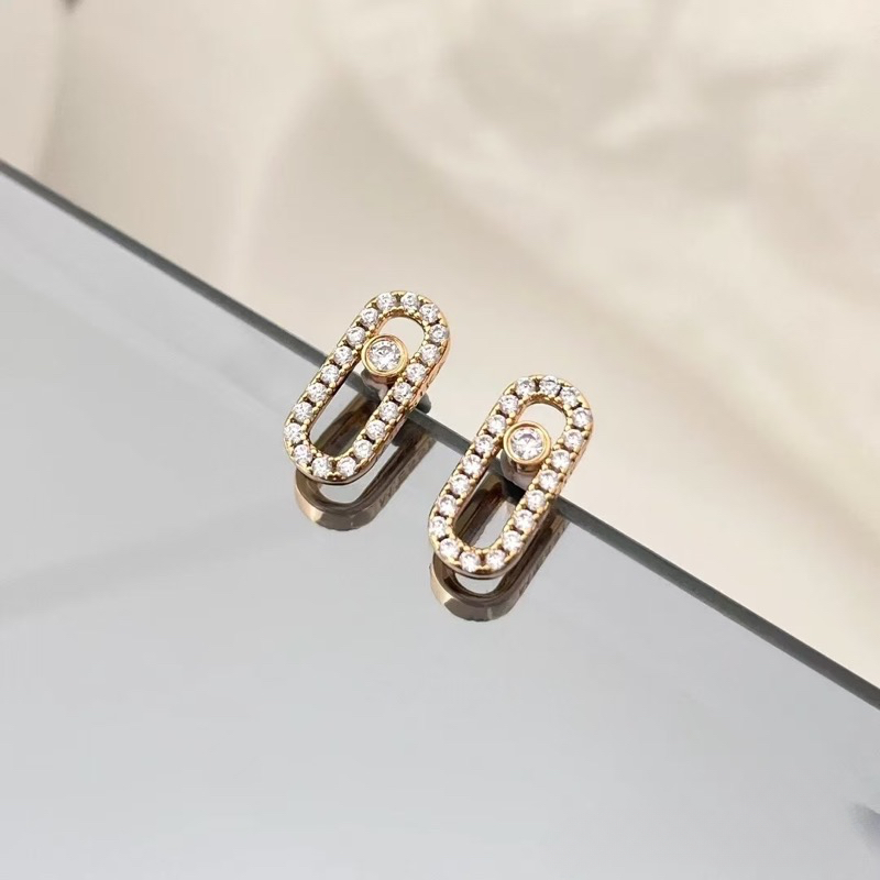 classic designer fashion diamondencrusted square stud earrings for womens daily wear luxury jewelry daily wear accessory gift for giving business party