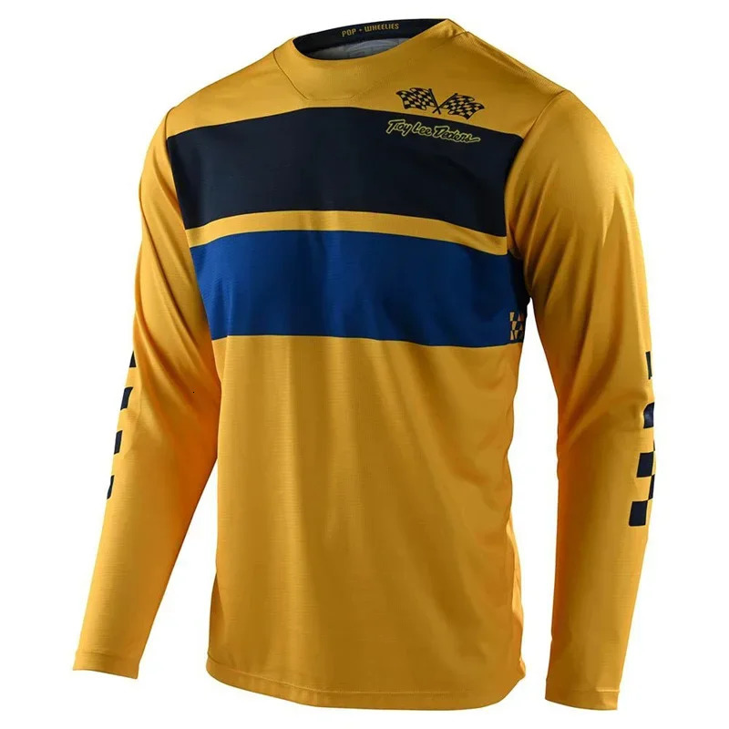 2025 Mens Downhill Cycling Jersey Mountain Bike MTB Shirt Cross Country DH Motorcycle Cycling Jersey Motocross Enduro Jersey 250108