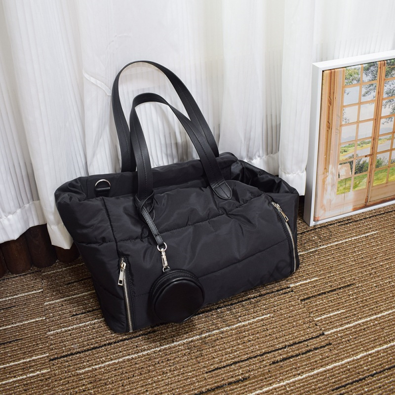 Dog Bag, Down Cotton Pet Bag, Cat And Dog Portable Bag With Plush Outing Portable Shoulder Bag