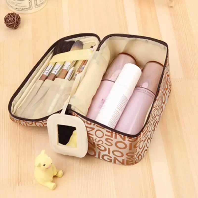 Womens Makeup Bag Home Waterproof Toilet Organizer Travel Portable Lipstick Necklace Bracelet Storage Makeup Box W250109