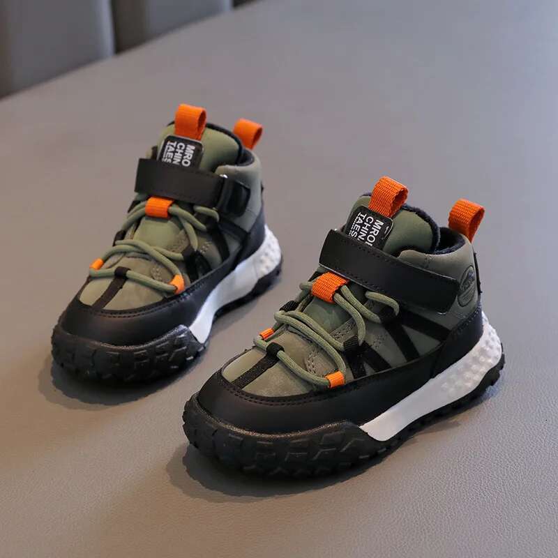 Ddmyshoesvip Children S Sneakers Autumn Winter Boys Sport Girls Plush Cashmere Warm Ed Casual Studnet Shoes Teen Running Flats