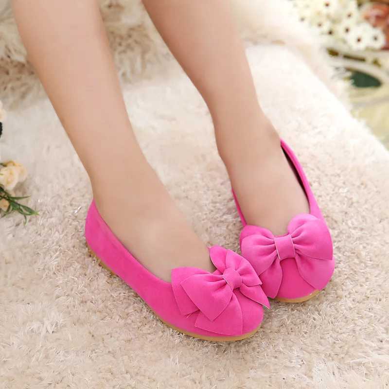 2024 new womens shoes PU leather big bow candy color childrens sandals childrens casual shoes EU 21-36 soft hot W250108