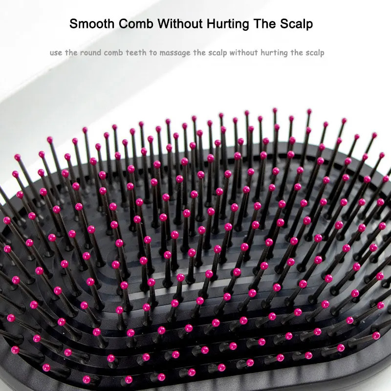 Airbag Hairbrush Girls Massage Hair Comb Scalp Wet Curly Detangle Brush For Salon Hairdressing Styling Tools For Women 250106