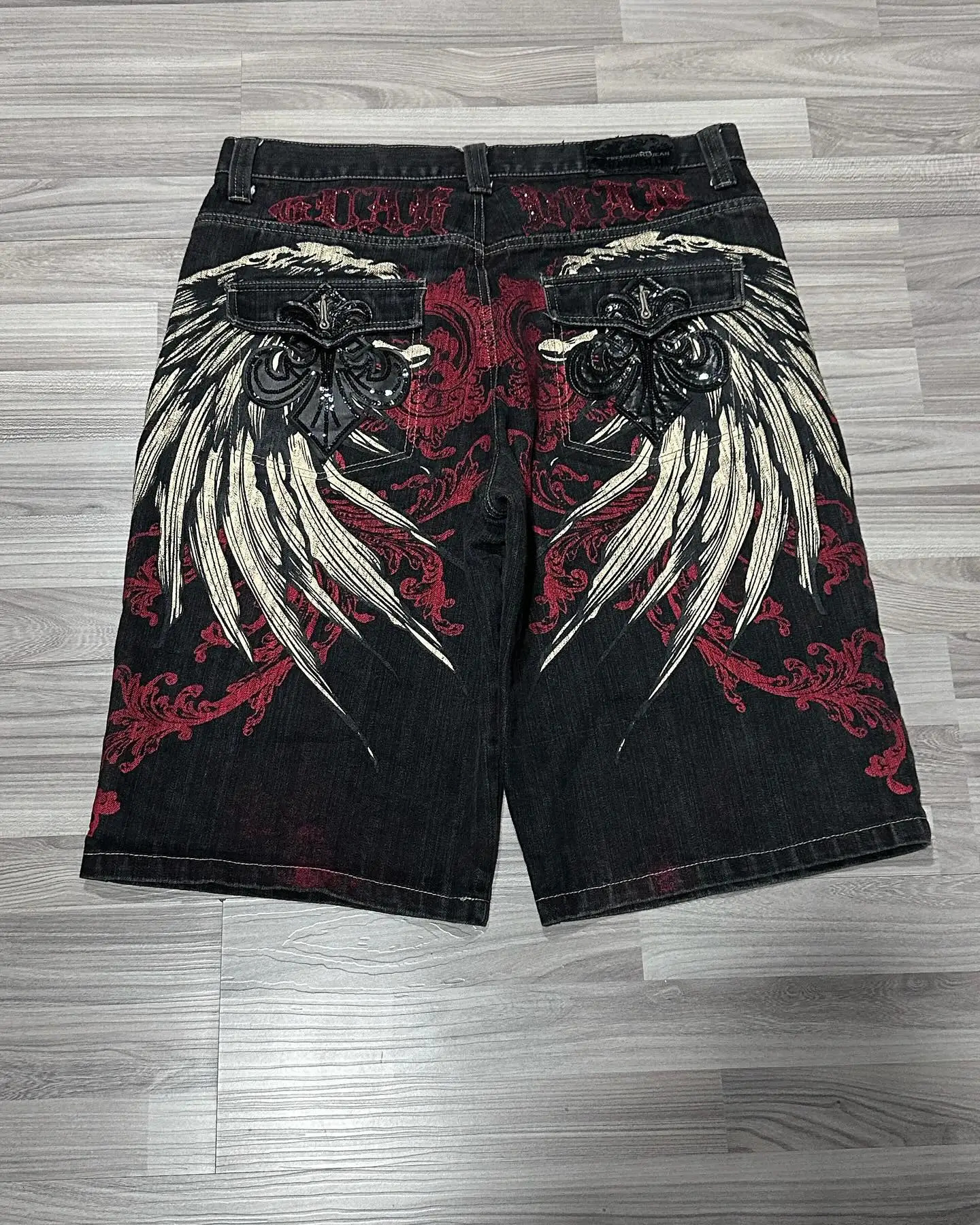 Street Fashion Trend Summer Denim Shorts Men Y2K Harajuku Hip Hop Vintage Casual Joker Pants Unisex Loose Punk Rock 250107