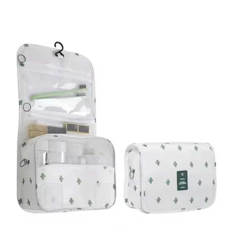 Portable travel makeup bag waterproof toilet organizer high-quality womens Necester bathroom hook face wash bag makeup storage W250109