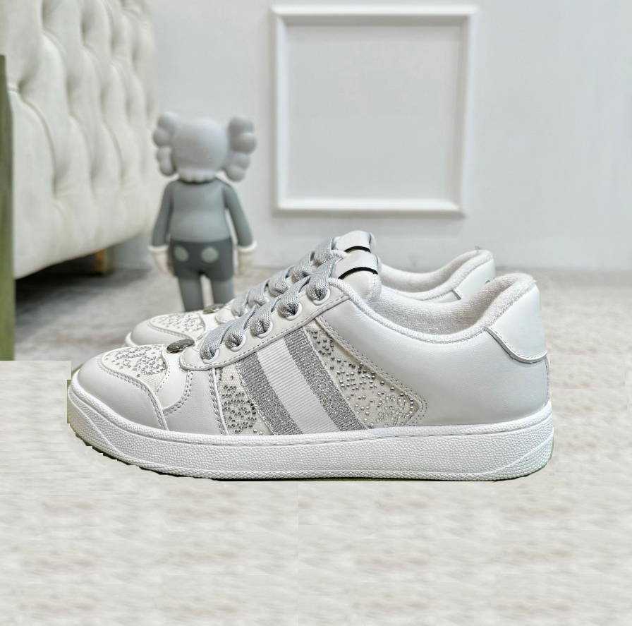 Dirty Leather Shoes Sneakers Designer Shoes Womens Tennis Sneaker Top Striped Fashion Retro Mens Casual Shoes