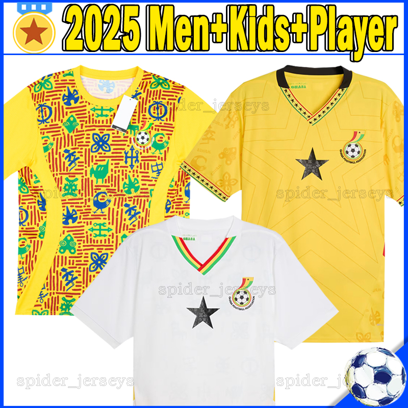 XXXL 4XL 24 25 Ghana national football team Soccer Jerseys 2024 2025 Player Version J.AYEW A.FATAWU E.NUAMAH Football Shirts Men Uniforms kids kits socks full sets