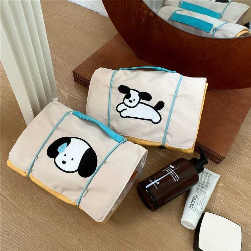 Portable Travel Face Wash Bag Cute 4-in-1 Detachable Makeup Bag Womens Mesh Makeup Bag Large Capacity Foldable Beauty Box W250109