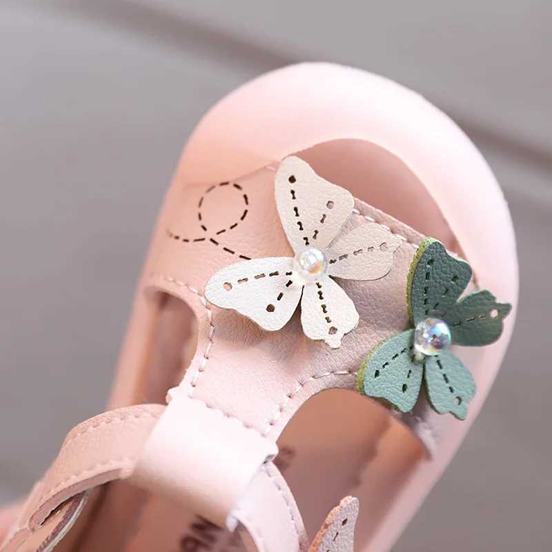 Summer baby sandals suitable for girls boys soft soled fabric childrens shoes fashionable childrens beach sandals childrens shoes W250108