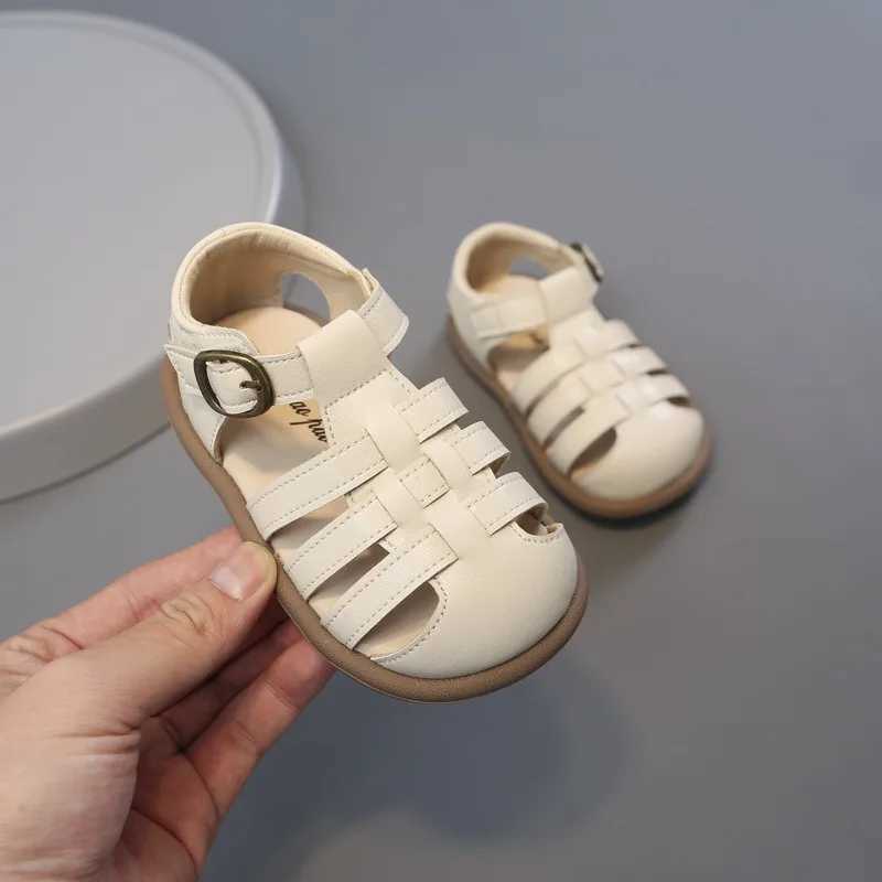 Baby girl sandals summer childrens woven princess shoes lightweight baby and toddler shoes soft soled non slip childrens beach sandals W250108