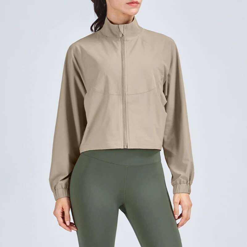 Vnazvnasi Women Sports Jacket Long Sleeved Fiess Coat Quick Dry Sweatshirt Loose Zipper Hooded High Necked Running Sportswear