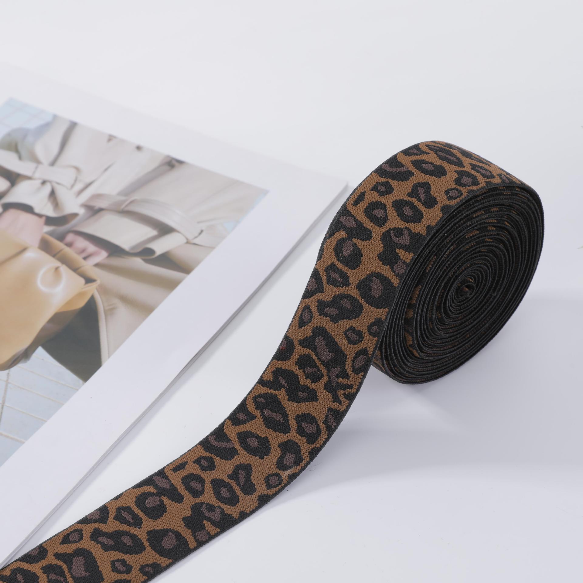 Soft high elasticity breathable ultra-thin fish silk loose and tight strap skin friendly elastic band high elasticity band printed elastic band