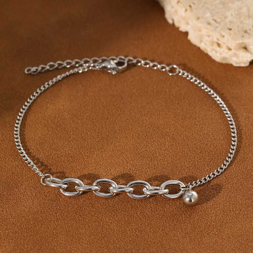 Stainl Steel Bracelets New Tren Fine Chain Light Luxury Temperament Minimalist Bracelet For Women Jewelry Birtay GiftsXJ250109