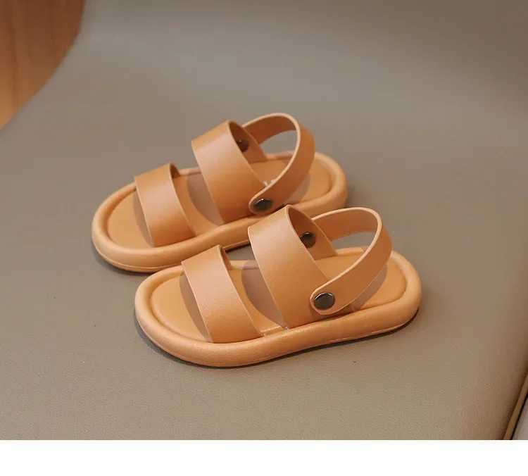 Childrens Sandals 2024 Summer Small Girls Fashion Baby Girls Open Toe Sandals Soft Bottom Non Slip Beach Shoes W250108