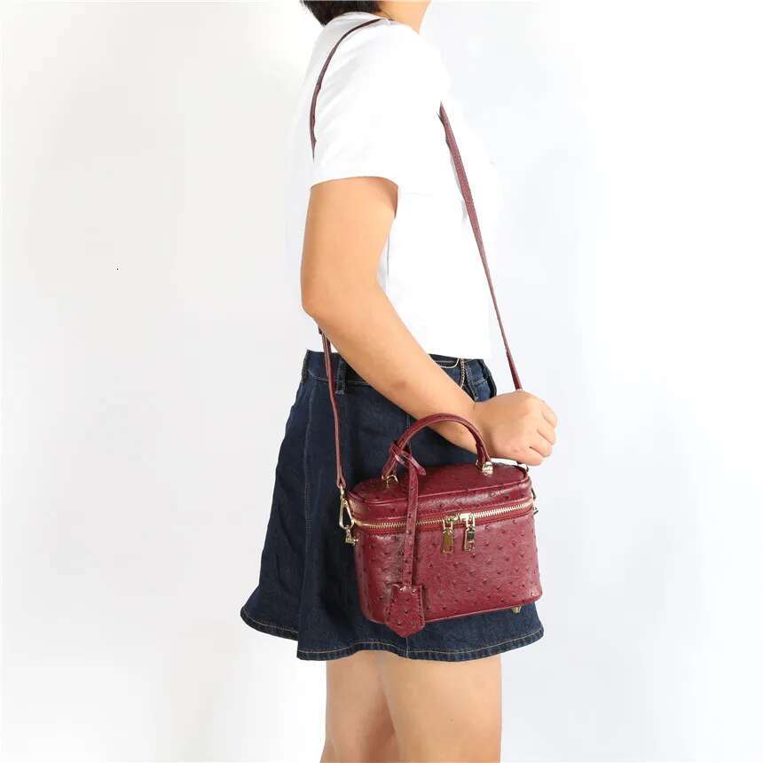 XMESSUN Saudi Arabia Brand Design Ostrich Pattern Crossbody Bags For Women 2025 Simple Shoulder Tote Bag Lady Handbags