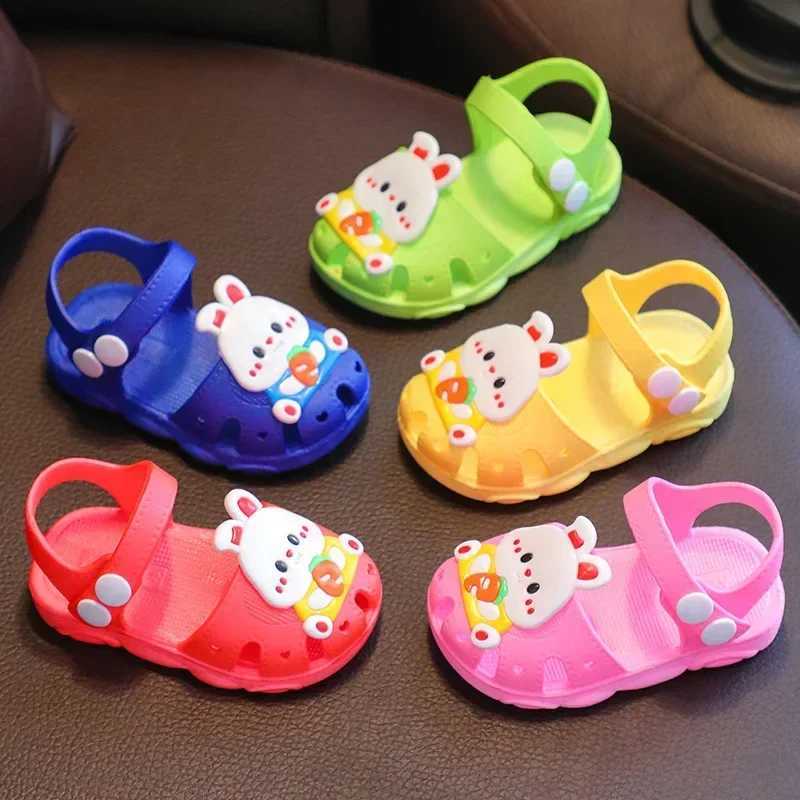 Rabbit sandals summer baby shoes family anti slip baby sandals soft soled beach childrens shoes W250108