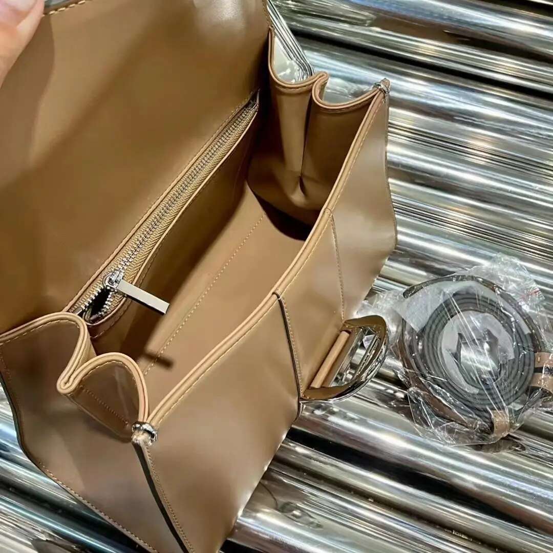 High Quality Shiny Handbags For Women Fashion Genuine Leather Single Shoulder Bag High-End Lady Dinner Bags