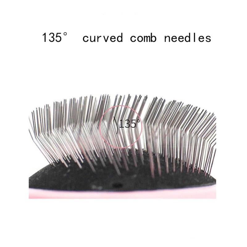 Dog Brush Dog Grooming Stainless Steel Combs for Dogs Hair Knot Opening Pet Hair Remover Massage Cat Brush Dogs Comb Pet Product