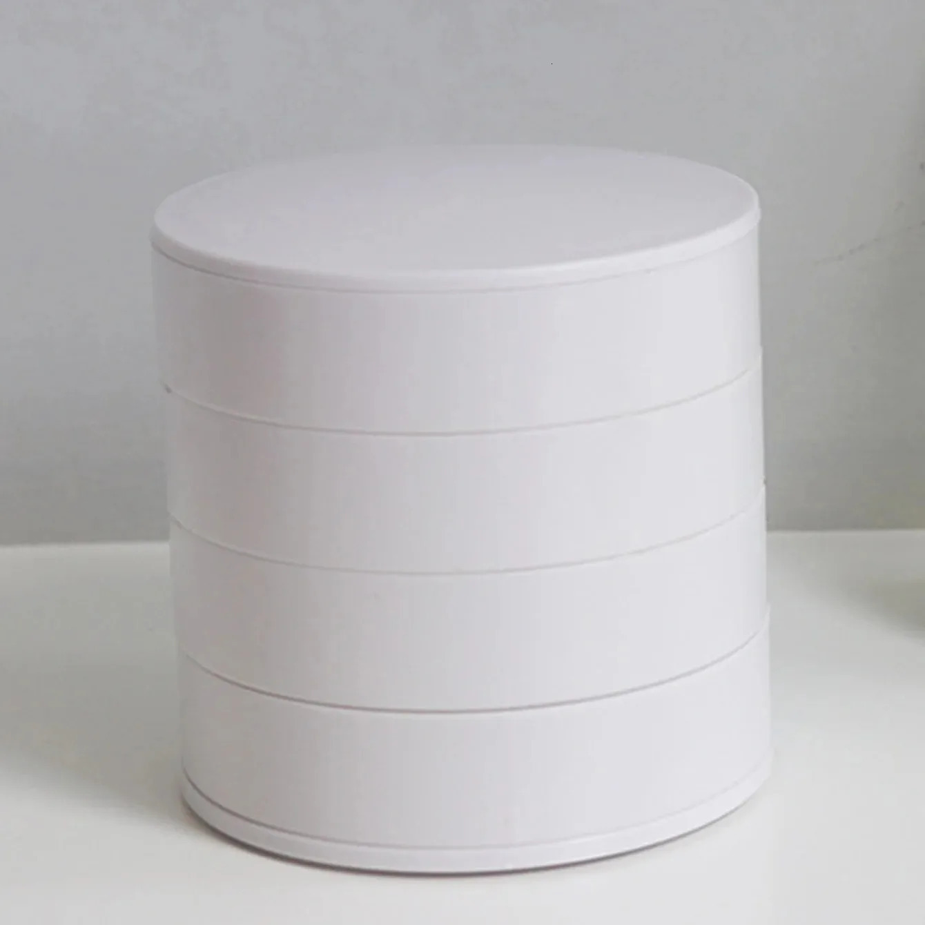 Rotating Multi-layer Flannel Dust-proof Desktop Storage Box Hair Accessories Jewelry Box Jewelry Organizer Display Case 250106