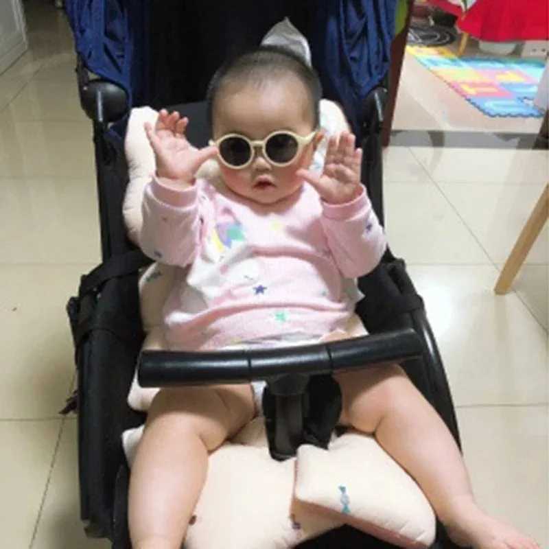 0-4 year old baby silicone glasses UV400 protection TPEE polarizing band baby girl flexible sunglasses with free silicone strap W250109