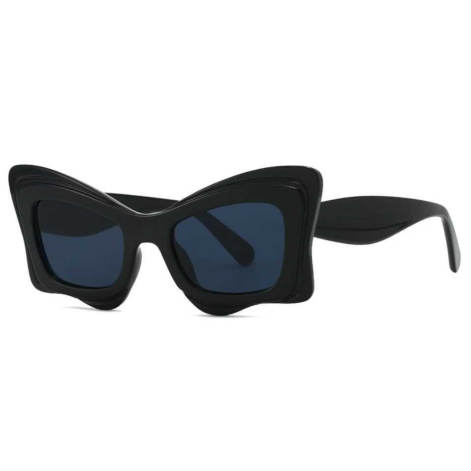 Super large square sunglasses for mens new luxury brand fashionable cat eye sunglasses with UV400 large frame outdoor glasses W250109
