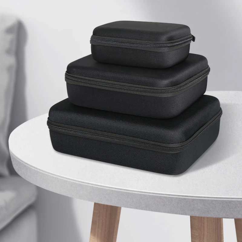 Multi size EVA hard storage box travel zipper bag shockproof outdoor tool bag headphone storage box accessories makeup bag W250109