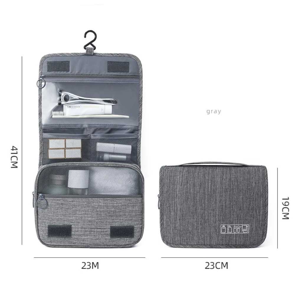 Oxford fabric mens business portable storage bag toilet organizer womens makeup bag waterproof hanging travel washing bag W250109