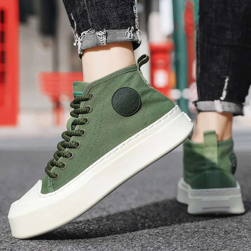 Ddmyoutdoor China Domestic Designer High Top Canvas Men S Autumn New Trend Man Sneakers Platform Leisure Sports Board Shoes For Students