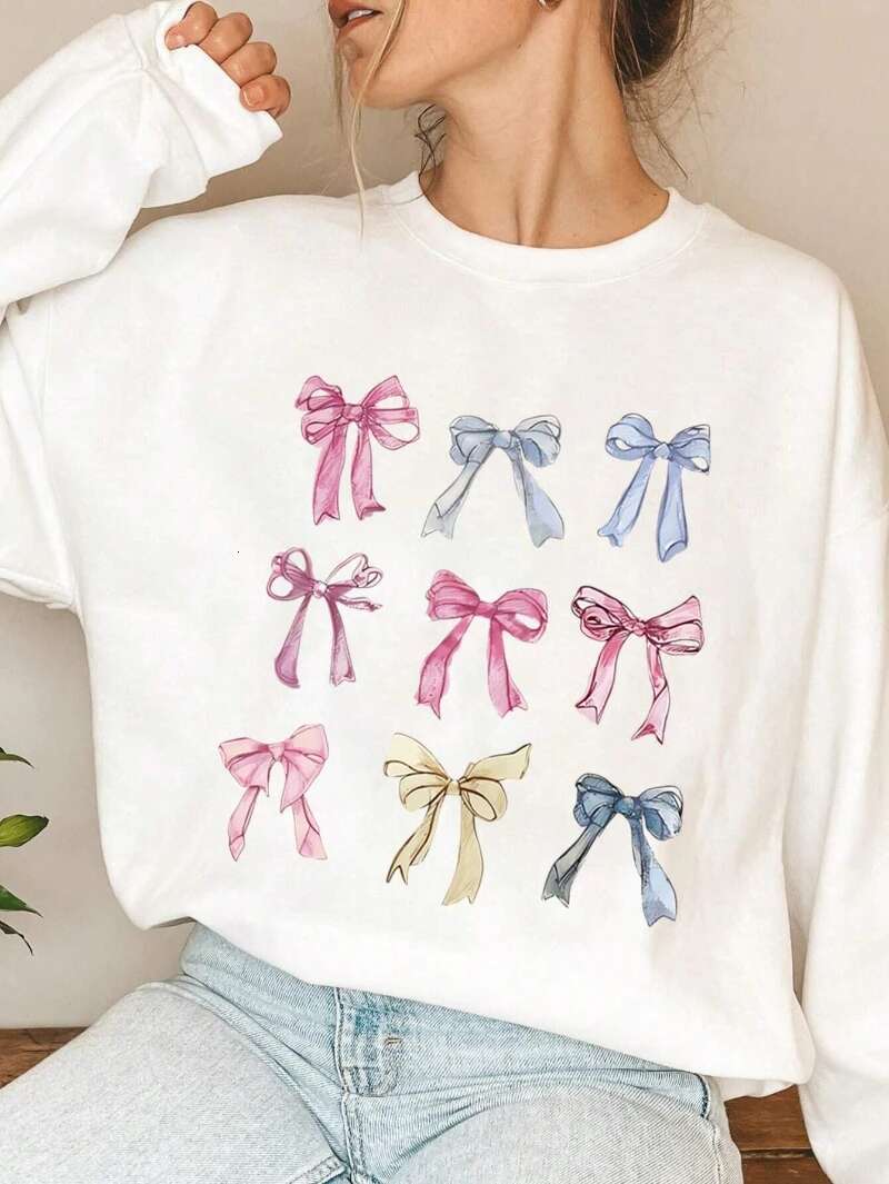 Street Women's Designer Hooded Sweatshirt With French Pattern Print Pullover Wool Warm And Comfortable Round Neck Sweatshirt Autumn And Winter St