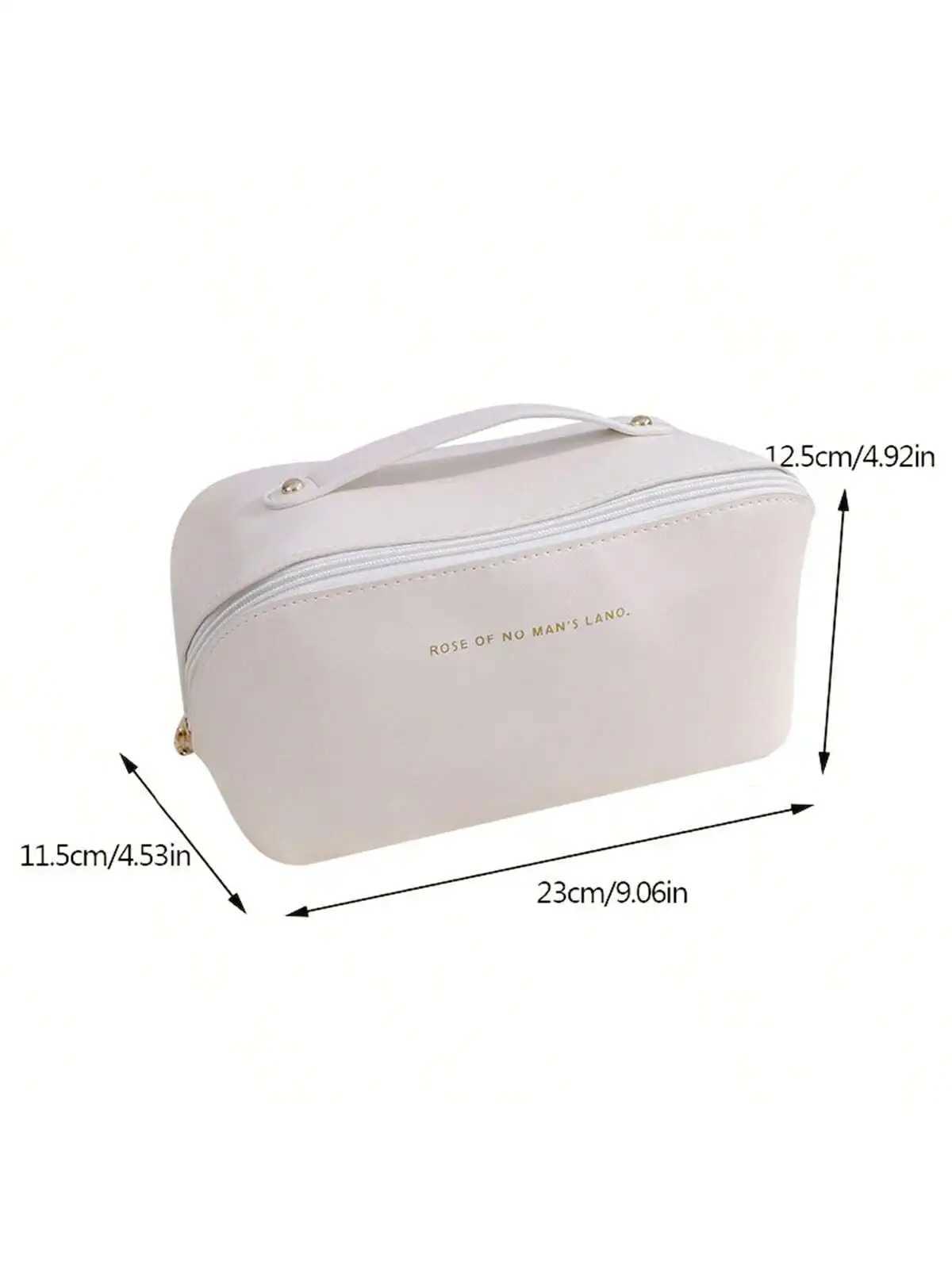 Womens PU leather pillow waterproof portable travel makeup bag womens handheld makeup bag W250109