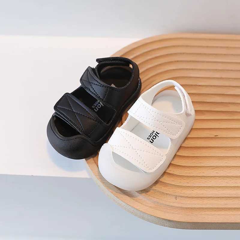 Summer childrens beach sandals solid color boys sports shoes fashionable girls sports sandals childrens shoes W250108