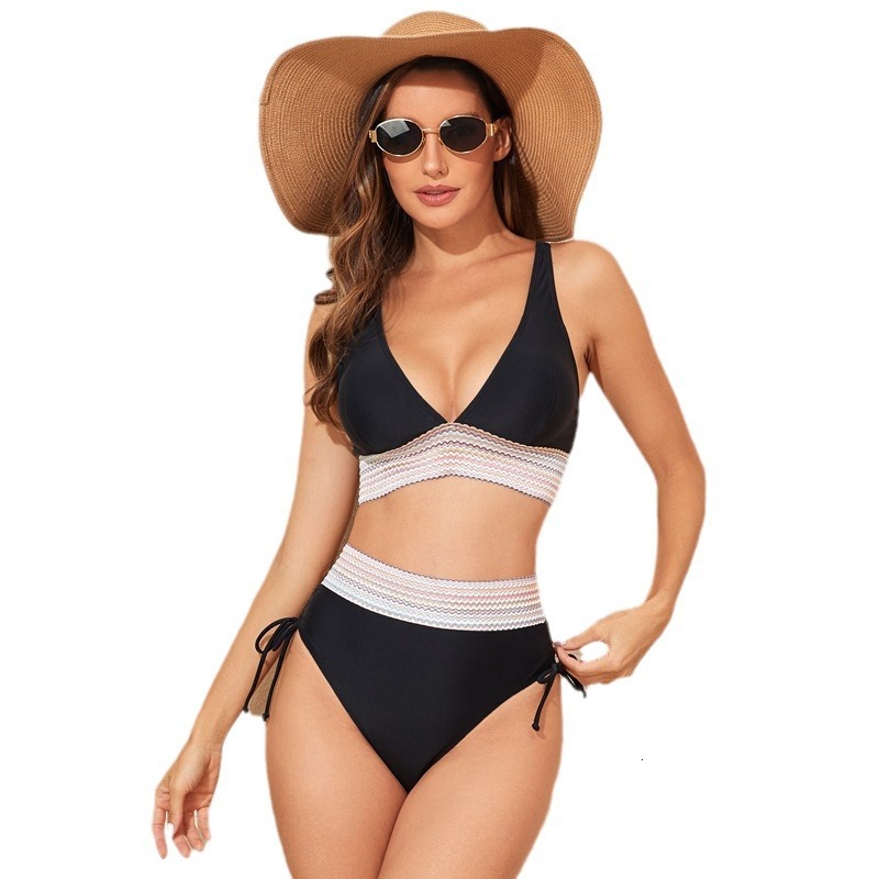 2025 New Split Designer Women's Sexy Set Nylon Bikini Swimsuit Trendy Swimsuit