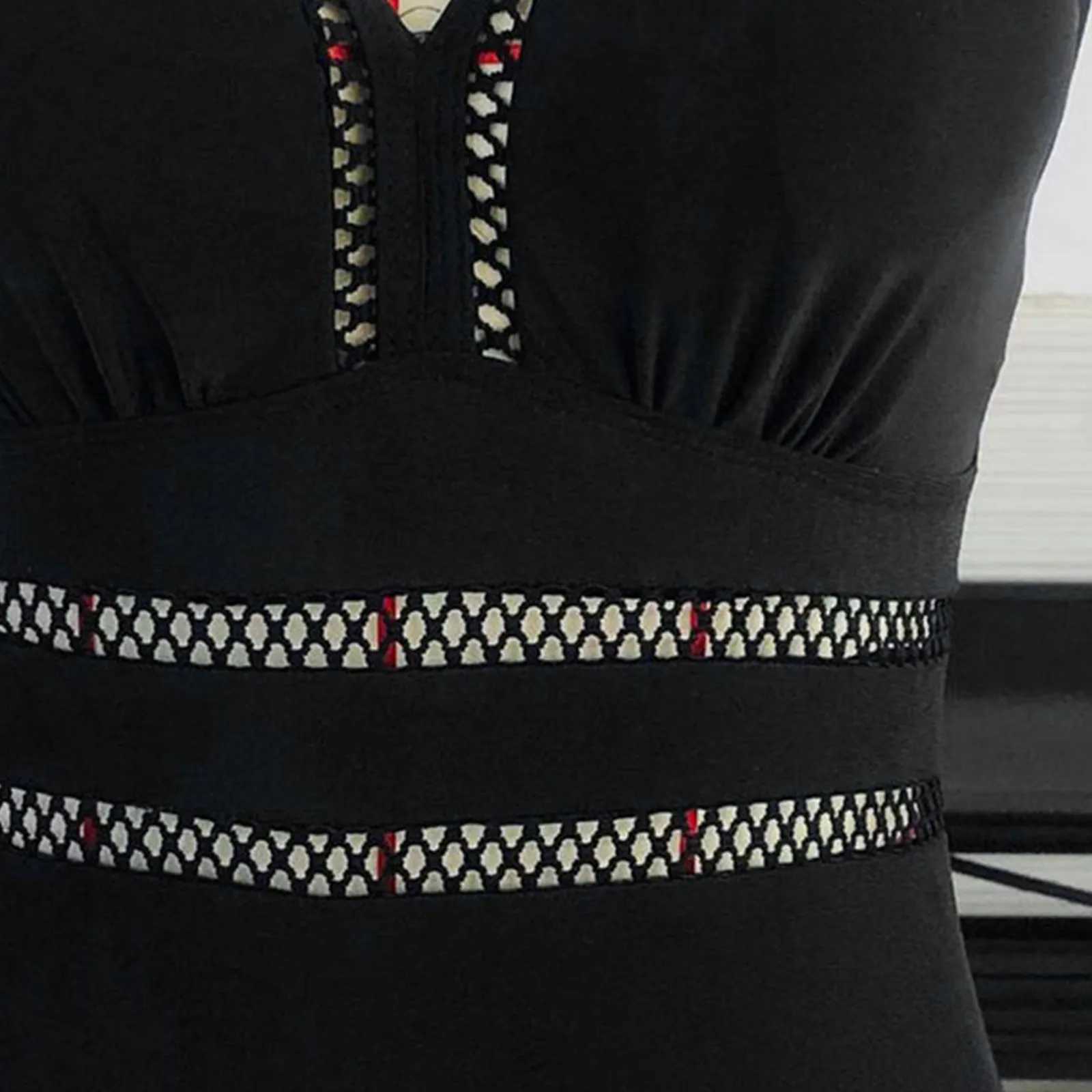 Large Size 2024 Sexy Chubby Plus Size Solid Color Swimwear Women Mesh Patchwork Push UP One Piece Swimsuit ss Bathing SuitXJ240108