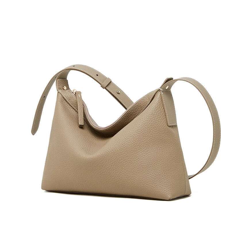 New 2025 Women Messenger Soft Leather Fashion Girl Handbags Designer Shoulder Large Capacity Hobo Bag For Female