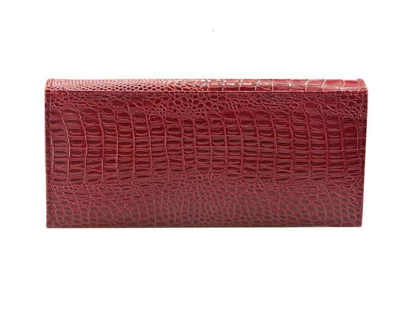 Purses Wallet For Women Long Zipper Brand Genuine Leather Money Large Capacity Crocodile Pattern Handheld Bag