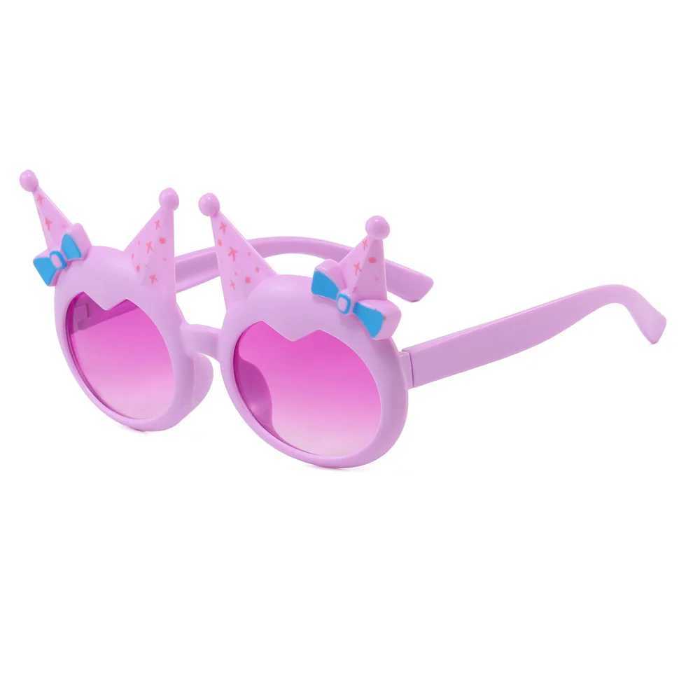 Cute cat eye childrens sunglasses bow shaped sunglasses cute baby glasses trend girls and boys glasses W250109