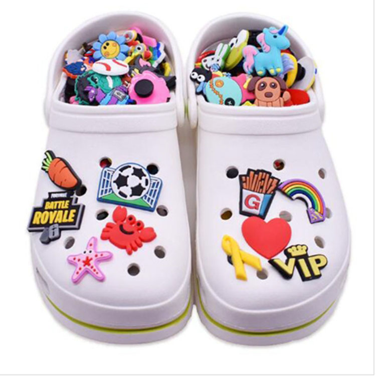wholesale mix random shoe charms decoration For Buckle Kids X-mas halloween Gifts Shoe flowers