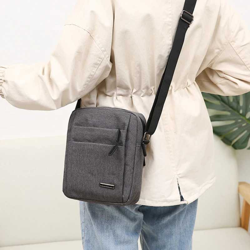 2024 High Quality Mens Handbags Oxford Bag for Man Male Cross Body Shoulder Messenger Bags Mens Casual Bussiness HandbagsXJ250108
