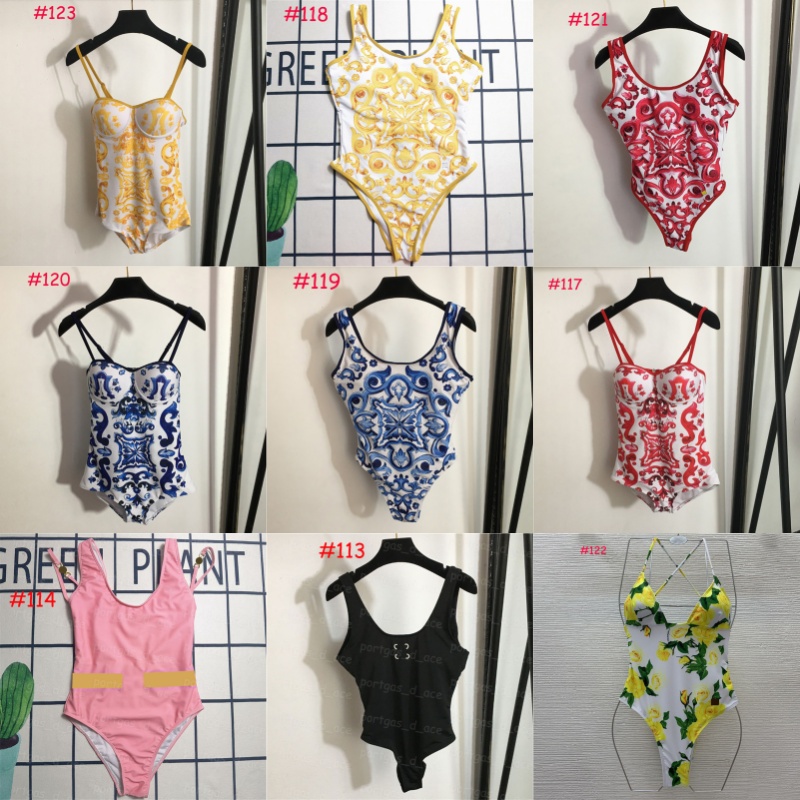 Women Leopard Swim Bodysuit Swimwear Sexy V Neck Swimsuit Luxury Brand Low Back Swimwear Bathing Suit Backless Swimsuits Push Up Swimsuist Designer Beachwear