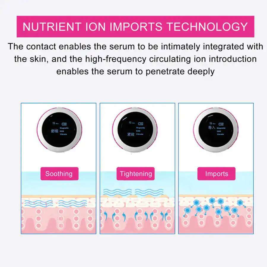 3D Silicone Facial Mask Electric EMS V Shaped Massager Magnet Massage Lifting Slimming Face SPA Beauty Skin Care Tool