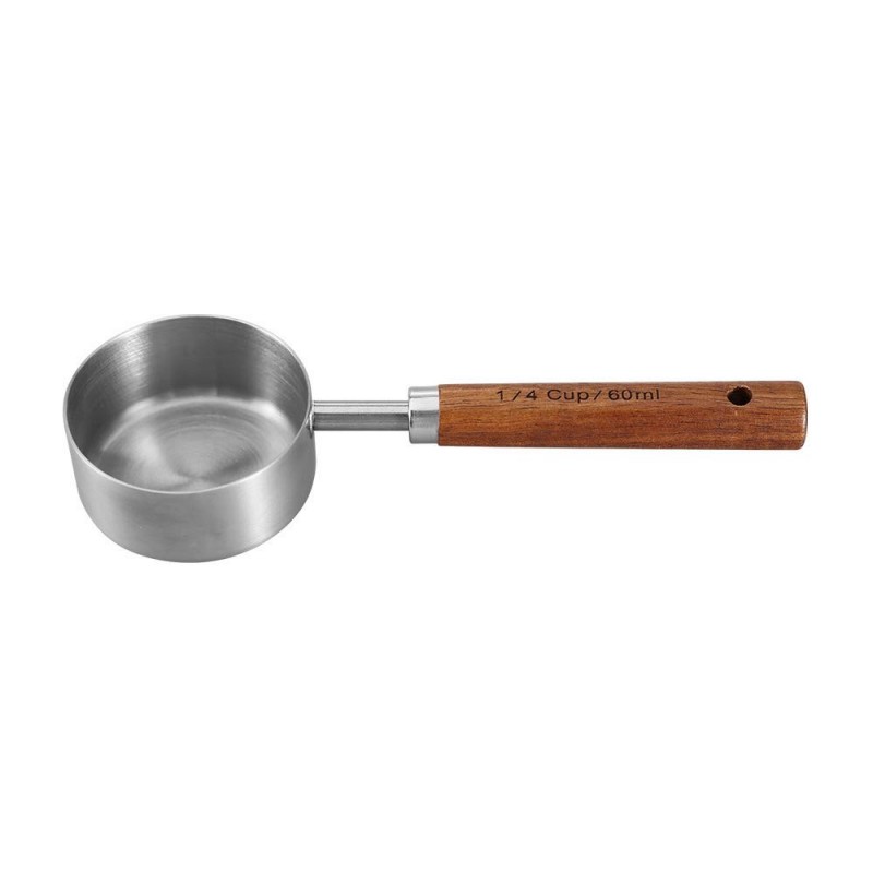 Dog Cat Food Scoop Stainless Steel Pet Food Measuring Cup with Handle Dishwasher for Dog Cat Pet Rice Flour Soybean