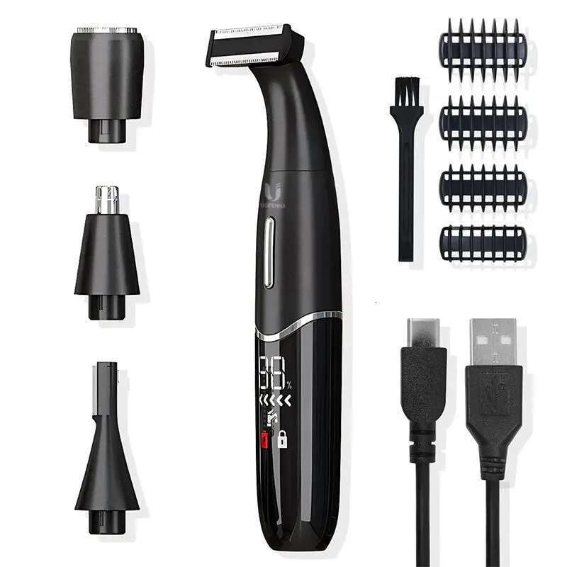 Intimate Areas Haircut Precision Shaver Men Bikini e Sensitive Razor Balls Eggs Pubic Hair Shaving Trimmer Face Beard Clipper