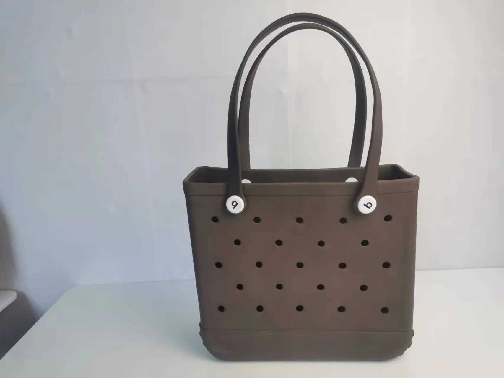 Super large beach bag EVA waterproof warm shopping handbag Summer ocean travel large rubber warm shopping handbag Y250409trh
