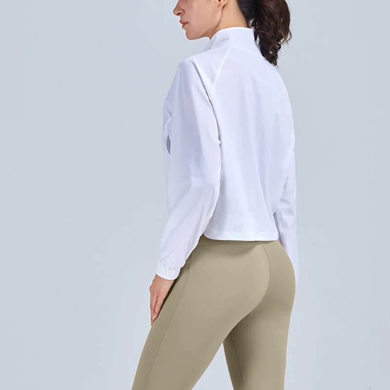 Vnazvnasi Women Sports Jacket Long Sleeved Fiess Coat Quick Dry Sweatshirt Loose Zipper Hooded High Necked Running Sportswear