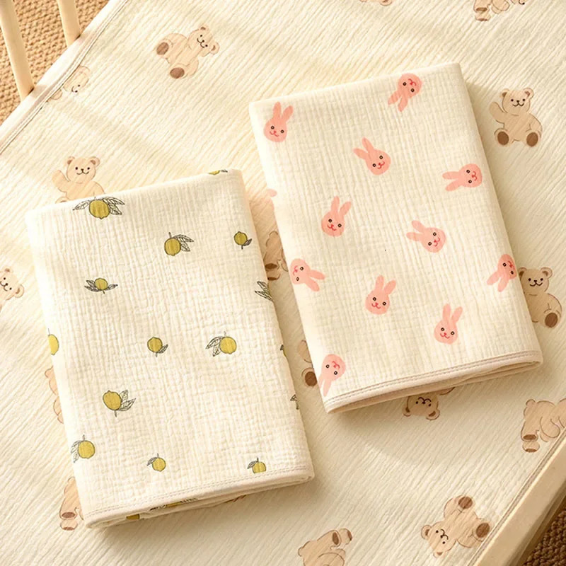 Reusable Baby Changing Mat Cover Baby Diaper Mattress Diaper for born Cotton Waterproof Changing Pats Floor Play Mat 250109