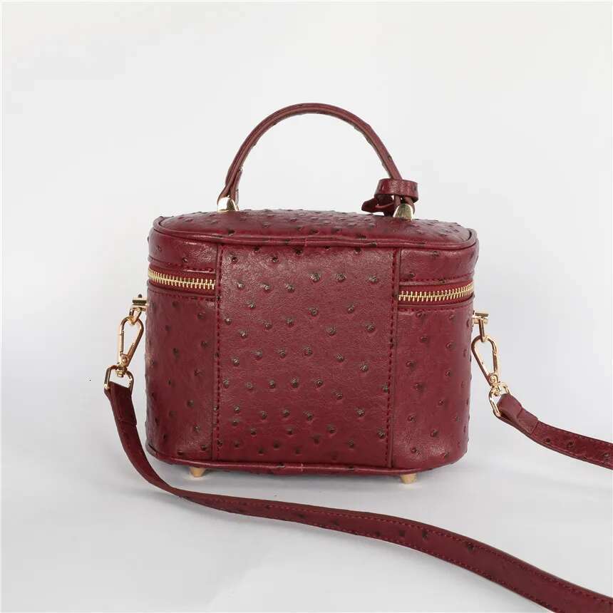 XMESSUN Saudi Arabia Brand Design Ostrich Pattern Crossbody Bags For Women 2025 Simple Shoulder Tote Bag Lady Handbags